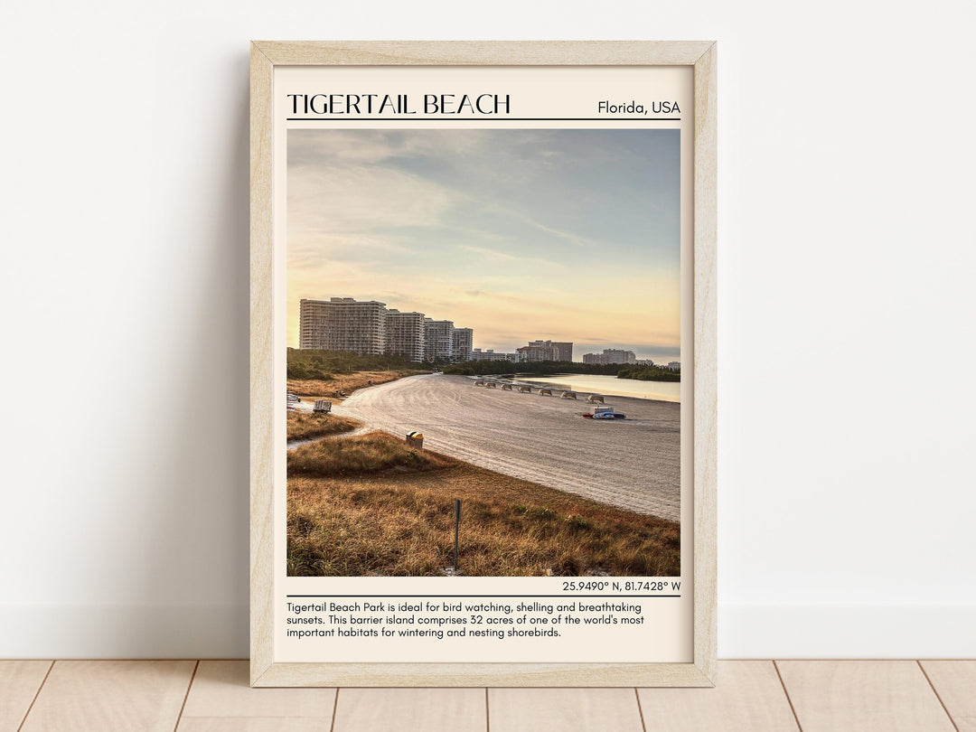 Tigertail Beach Park Wall Canvas, USA