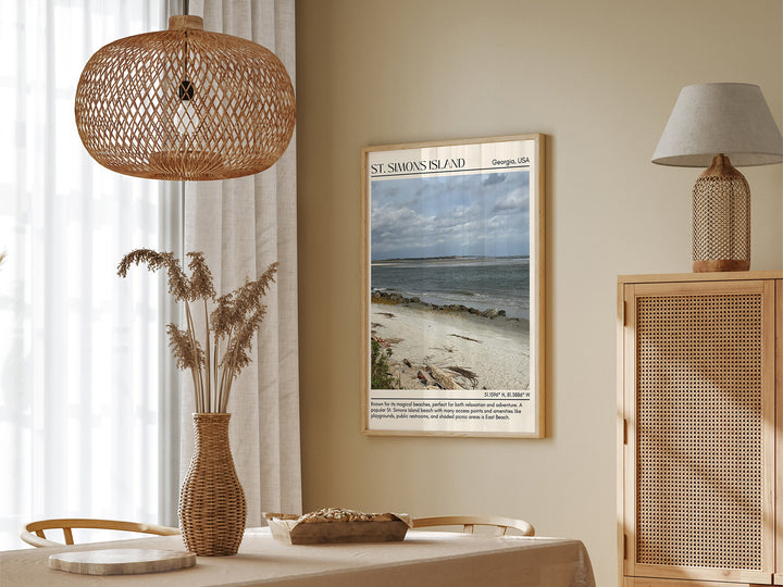 St Simons Island Wall Canvas, USA