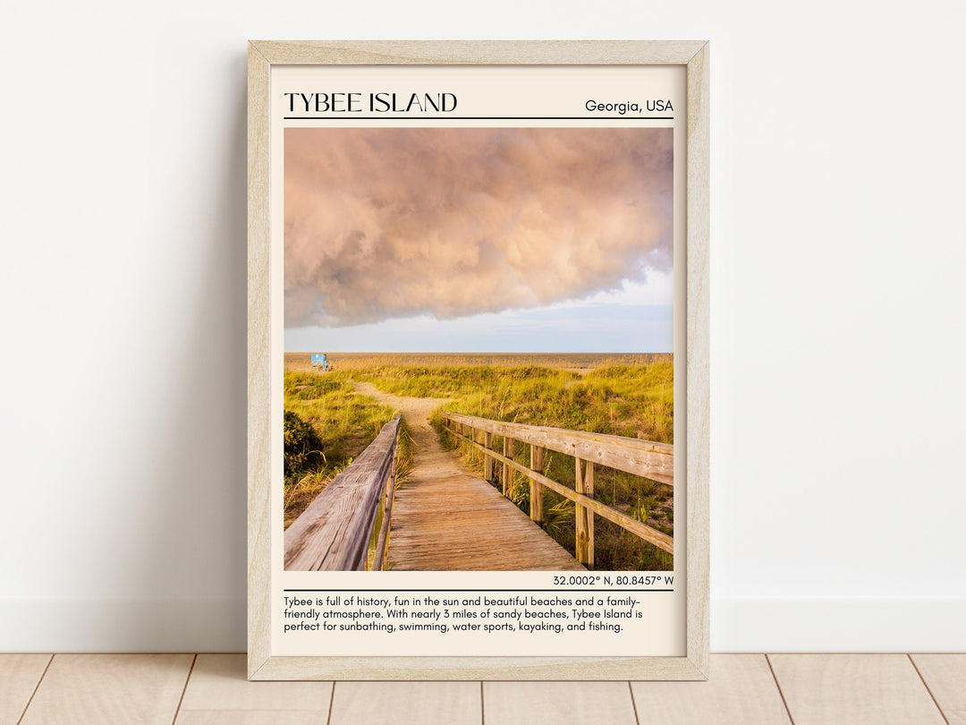 Tybee Island Wall Canvas, USA