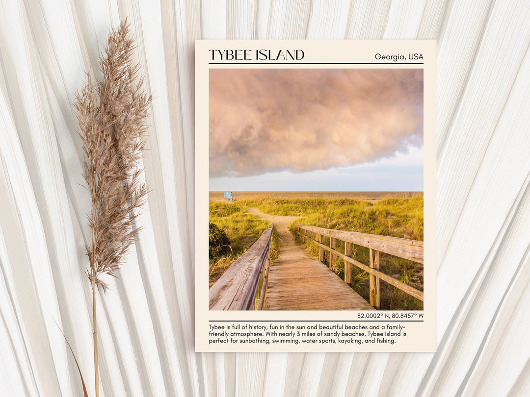 Tybee Island Wall Canvas, USA