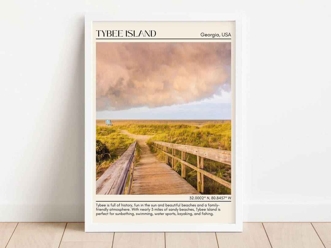 Tybee Island Wall Canvas, USA