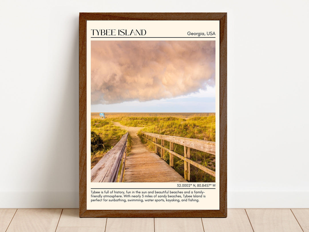 Tybee Island Wall Canvas, USA