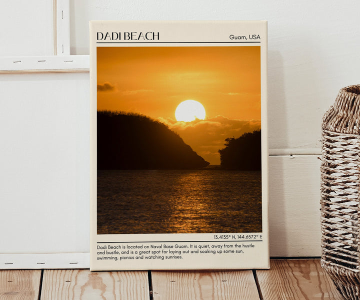 Dadi Beach Wall Canvas, USA