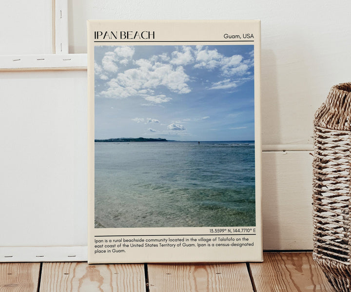 Ipan Beach Wall Canvas, USA