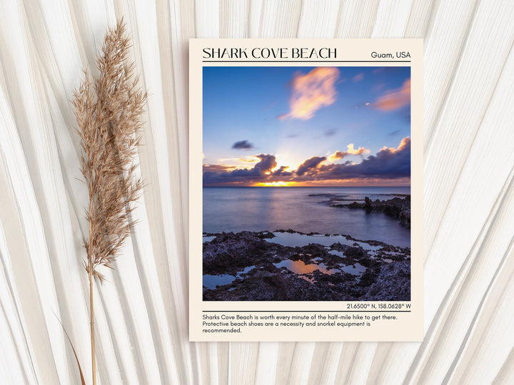 Shark Cove Beach Wall Canvas, USA