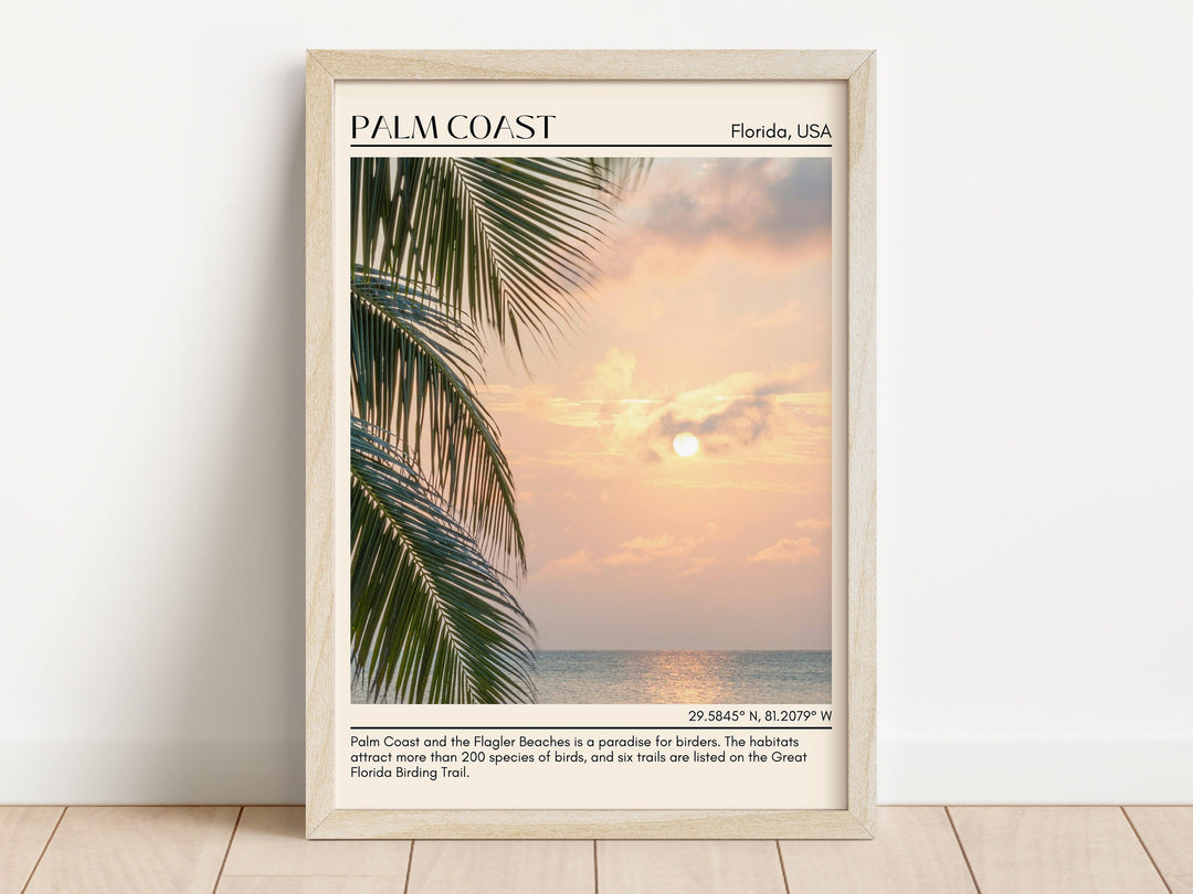 Palm Coast Wall Canvas, USA