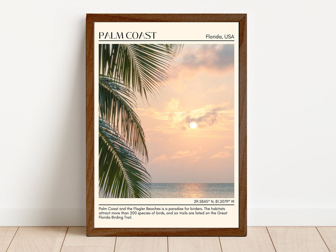 Palm Coast Wall Canvas, USA