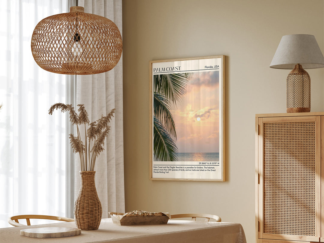 Palm Coast Wall Canvas, USA