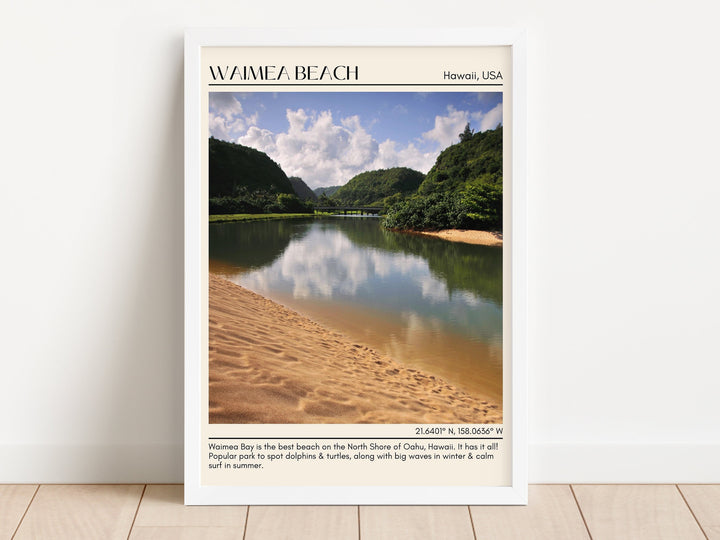 Waimea Beach Wall Canvas, USA