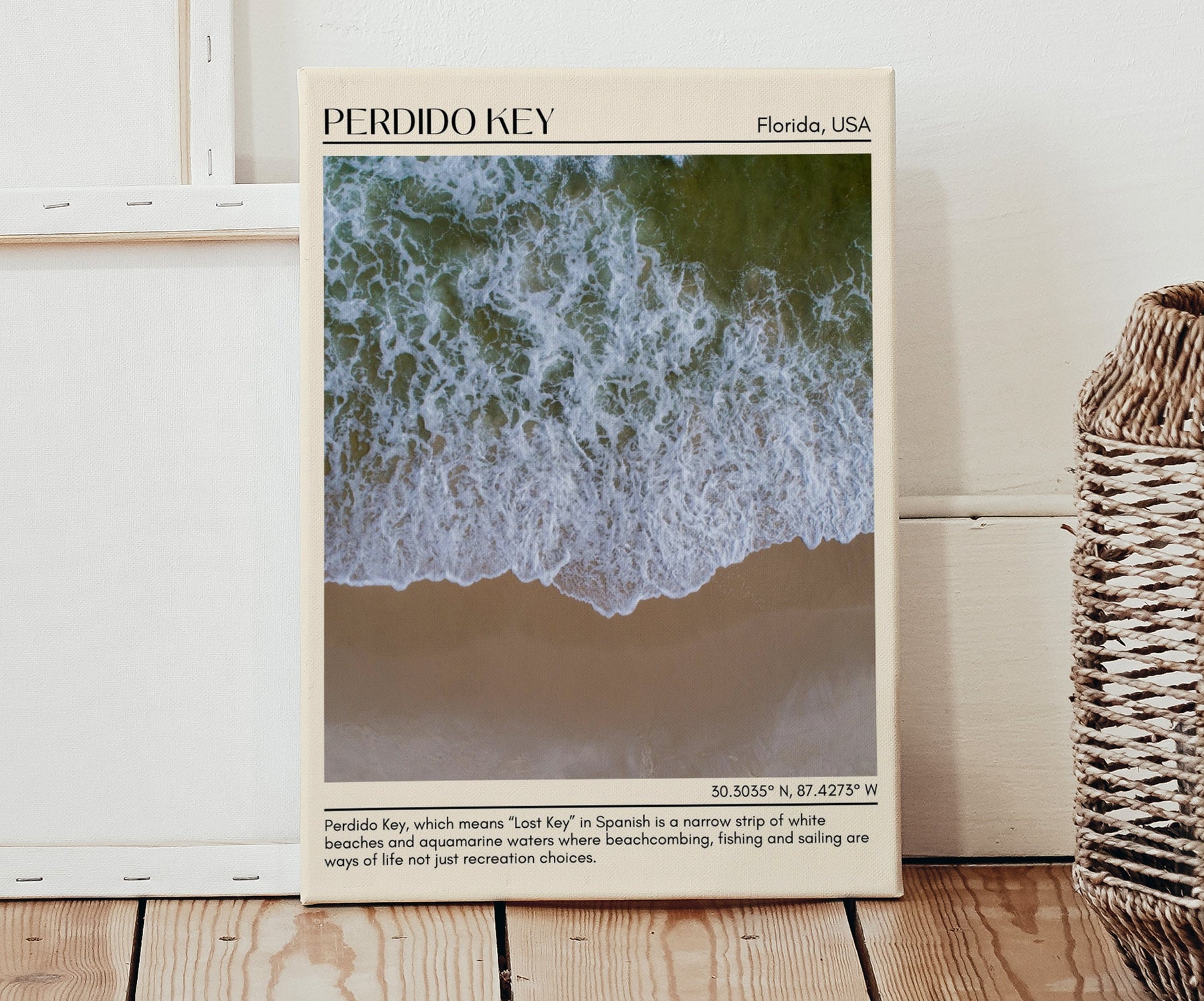 Perdido Key Sticker Perdido Key Wall Canvas, Perdido Key Framed Poster Wall, Florida USA ...