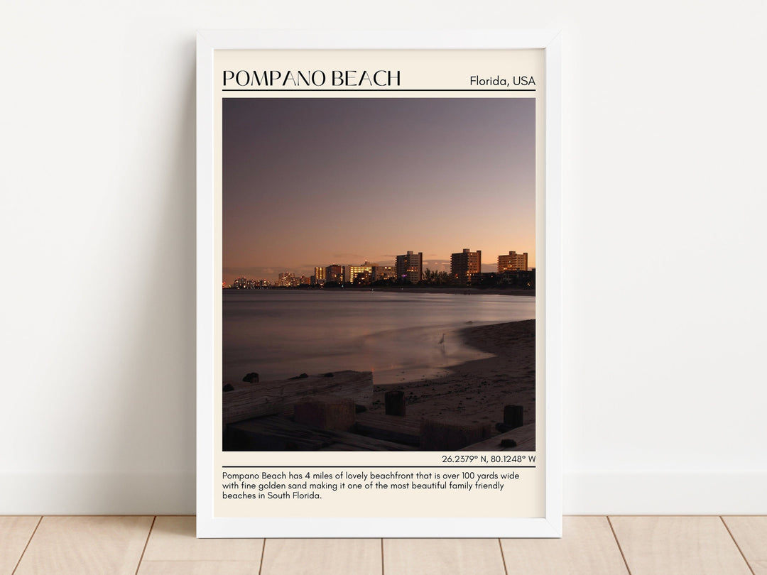 Pompano Beach Wall Canvas, USA