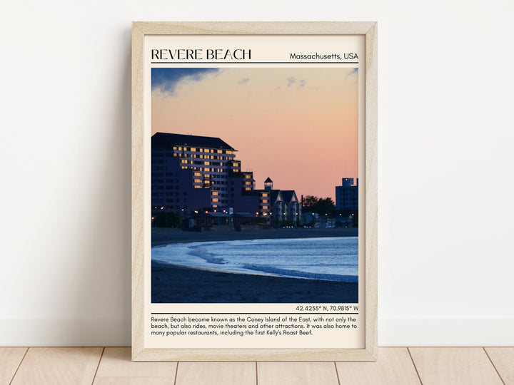 Revere Beach Wall Canvas, USA