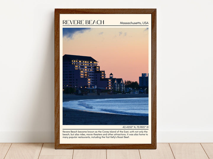 Revere Beach Wall Canvas, USA