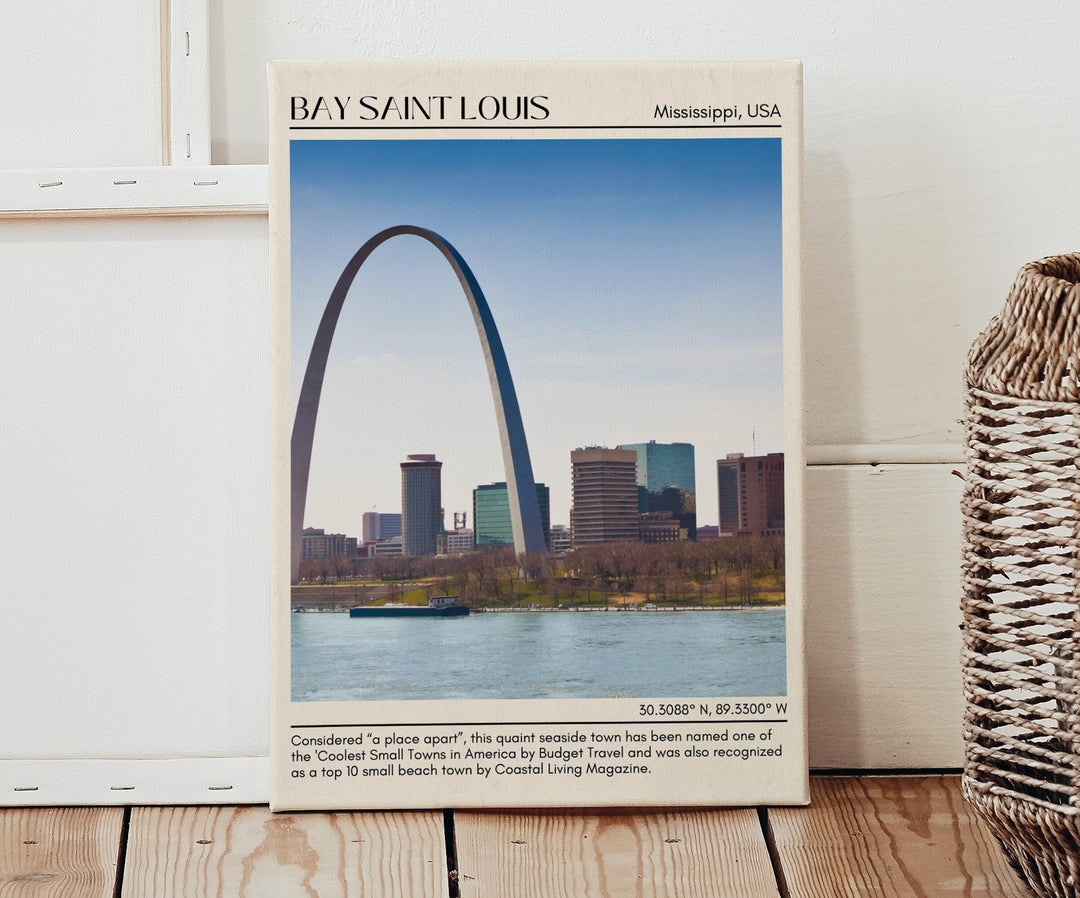 Bay Saint Louis Wall Canvas, USA