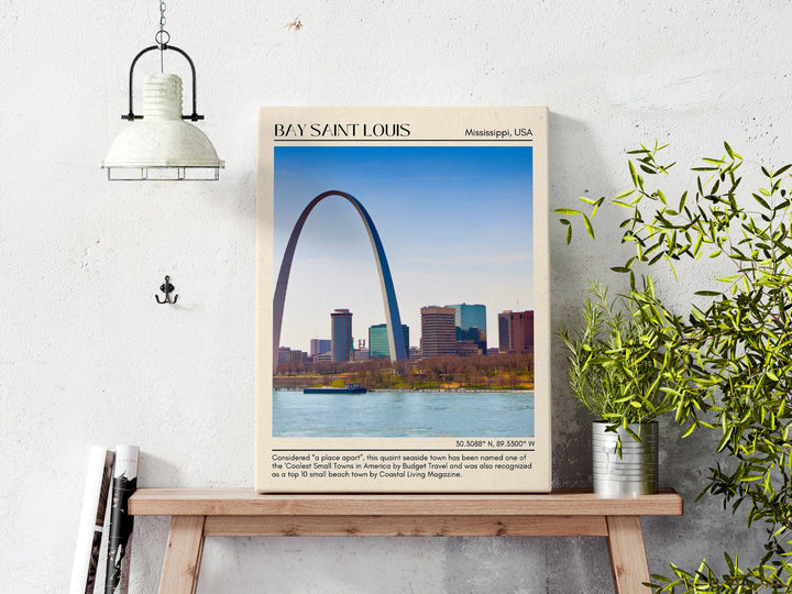 Bay Saint Louis Wall Canvas, USA