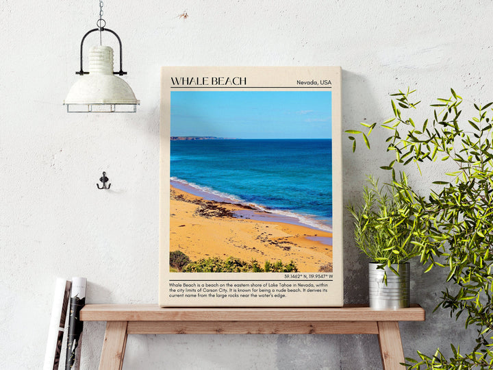 Whale Beach Wall Canvas, USA