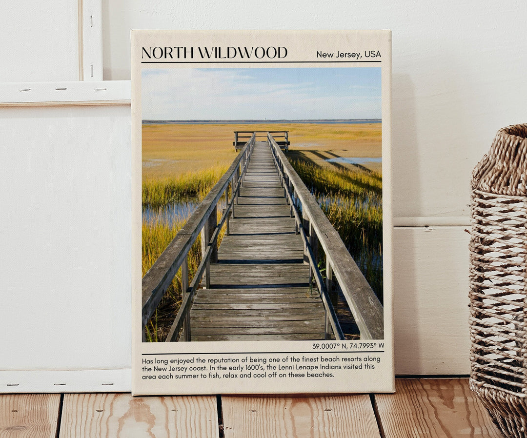 North Wildwood Wall Canvas, USA