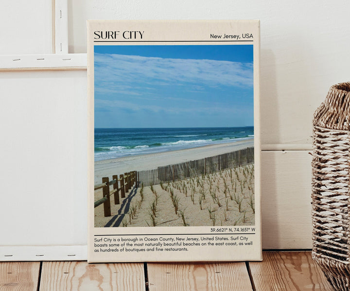 Surf City Wall Canvas, USA