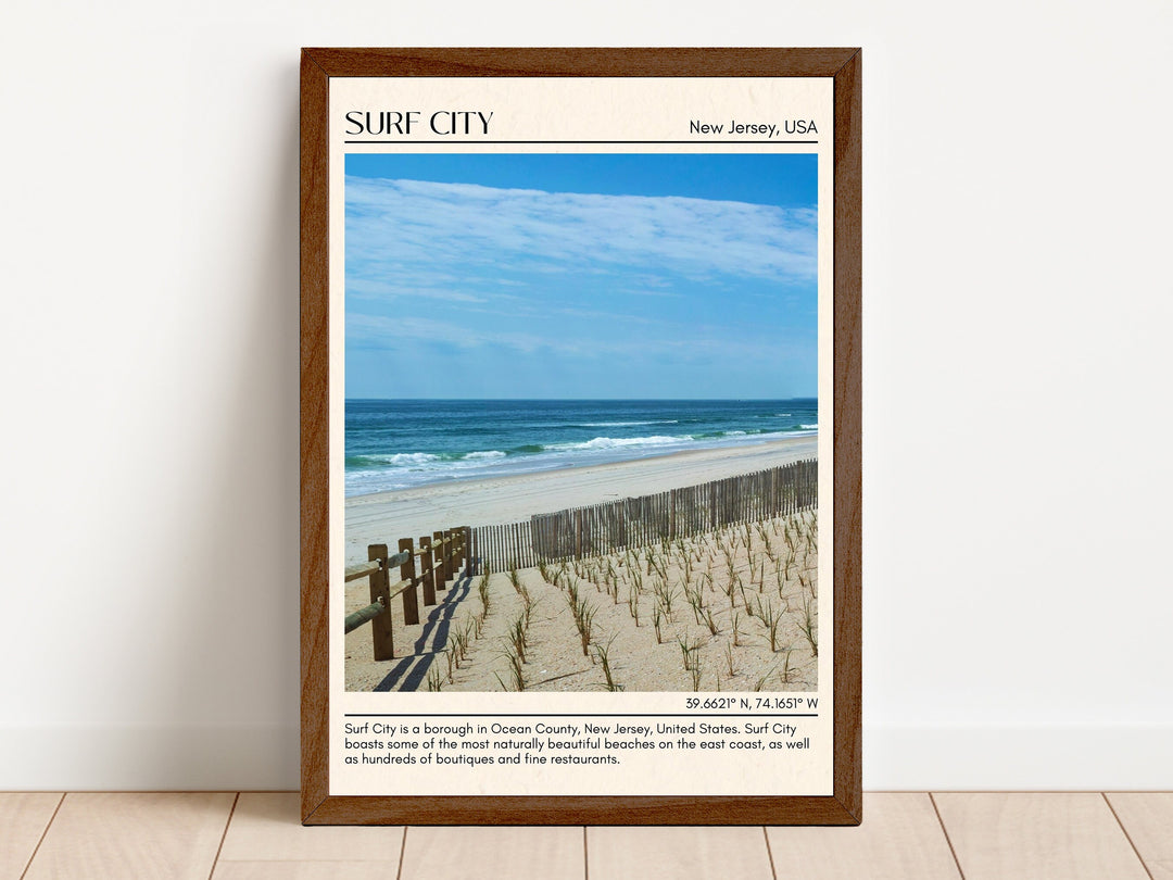 Surf City Wall Canvas, USA