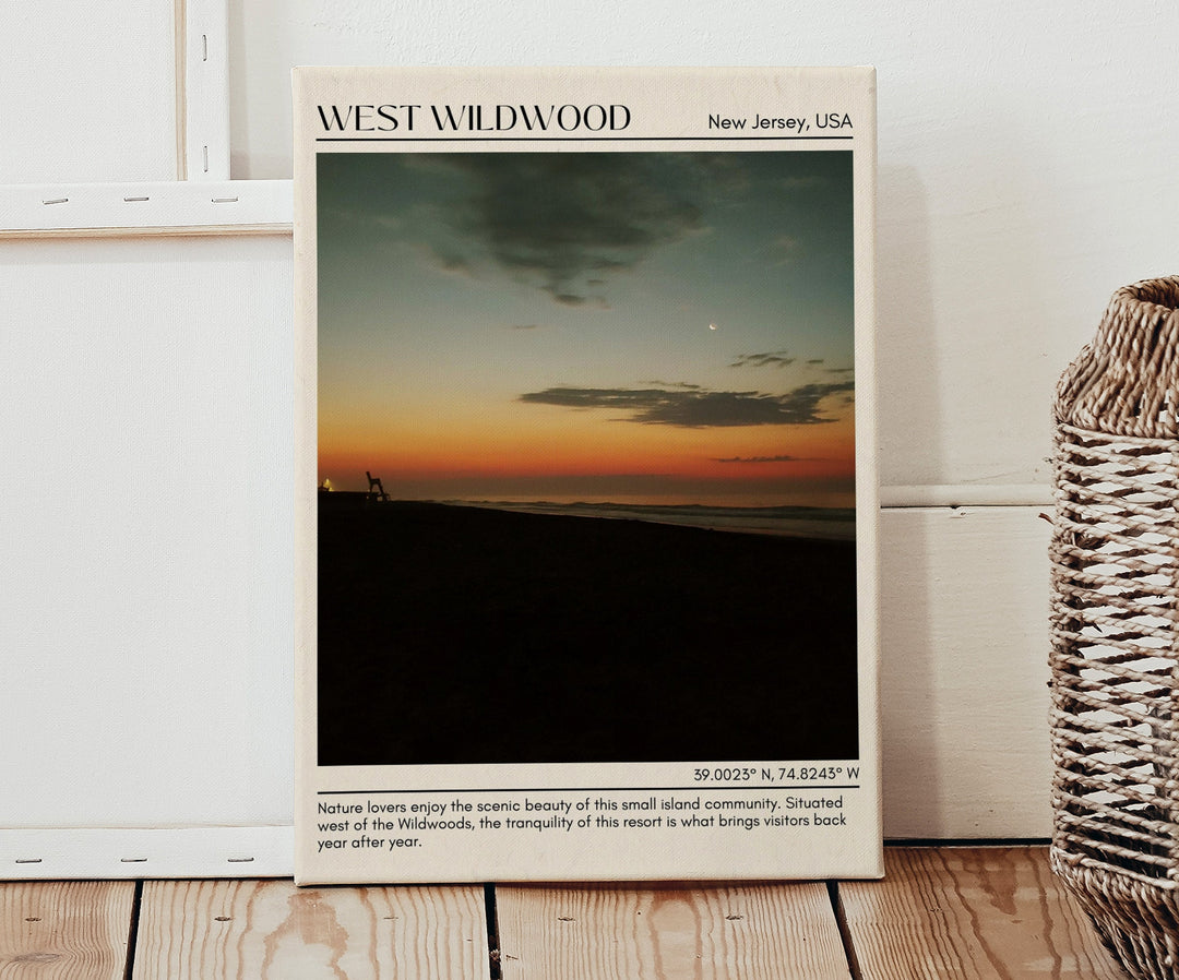 West Wildwood Wall Canvas, USA