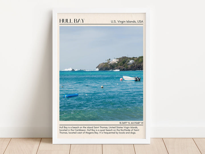 Hull Bay Wall Canvas, U.S. Virgin Island, USA