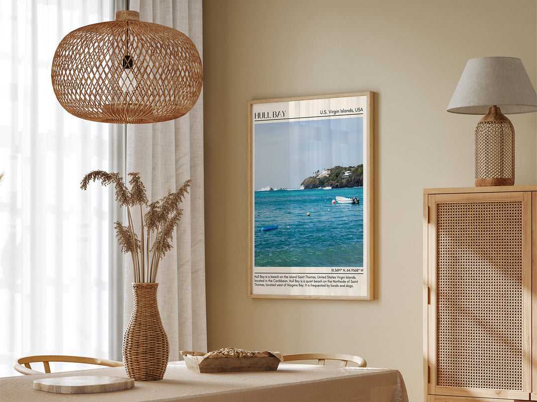 Hull Bay Wall Canvas, U.S. Virgin Island, USA