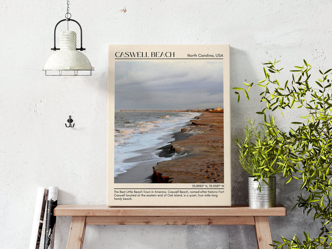 Caswell Beach Wall Canvas, USA