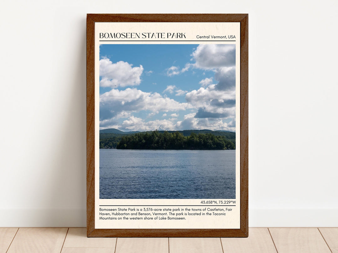 Bomoseen State Park Wall Canvas, USA