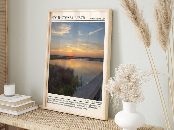 North Topsail Beach Wall Canvas, USA