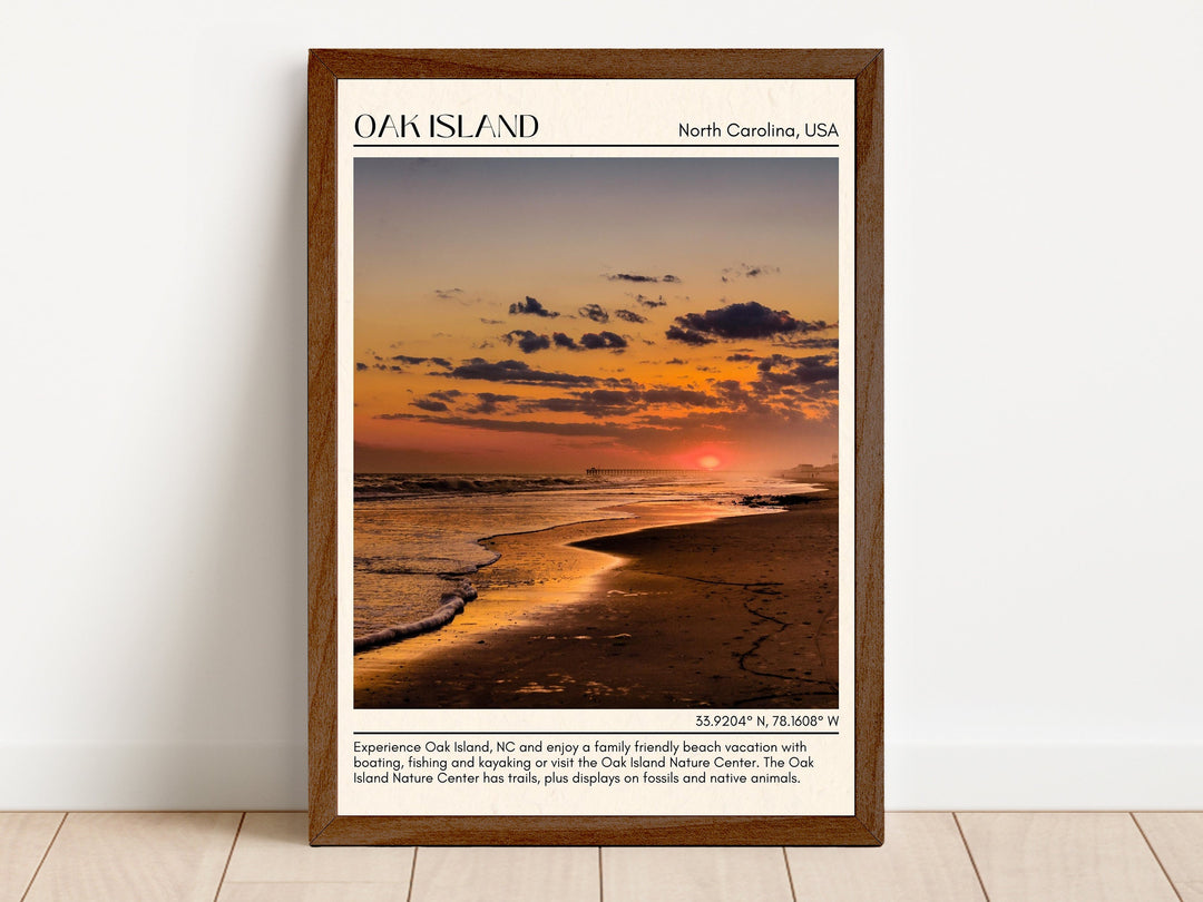 Oak Island Wall Canvas, USA