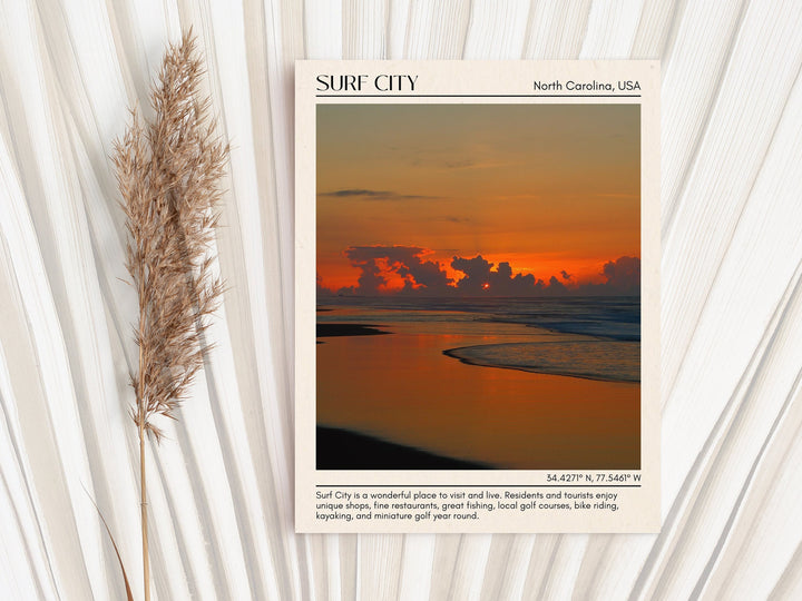 Surf City Wall Canvas, USA