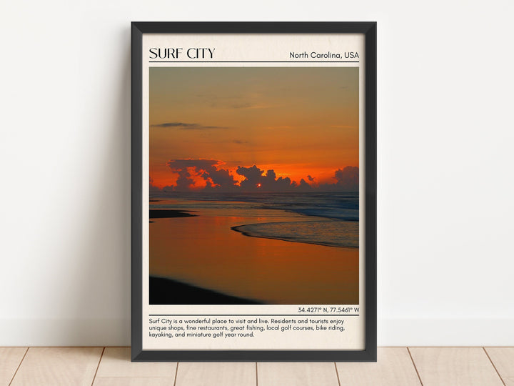 Surf City Wall Canvas, USA