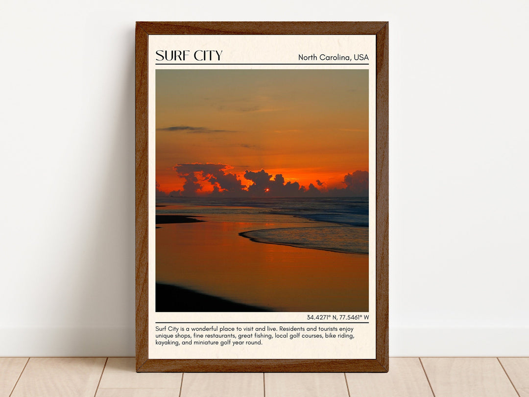 Surf City Wall Canvas, USA