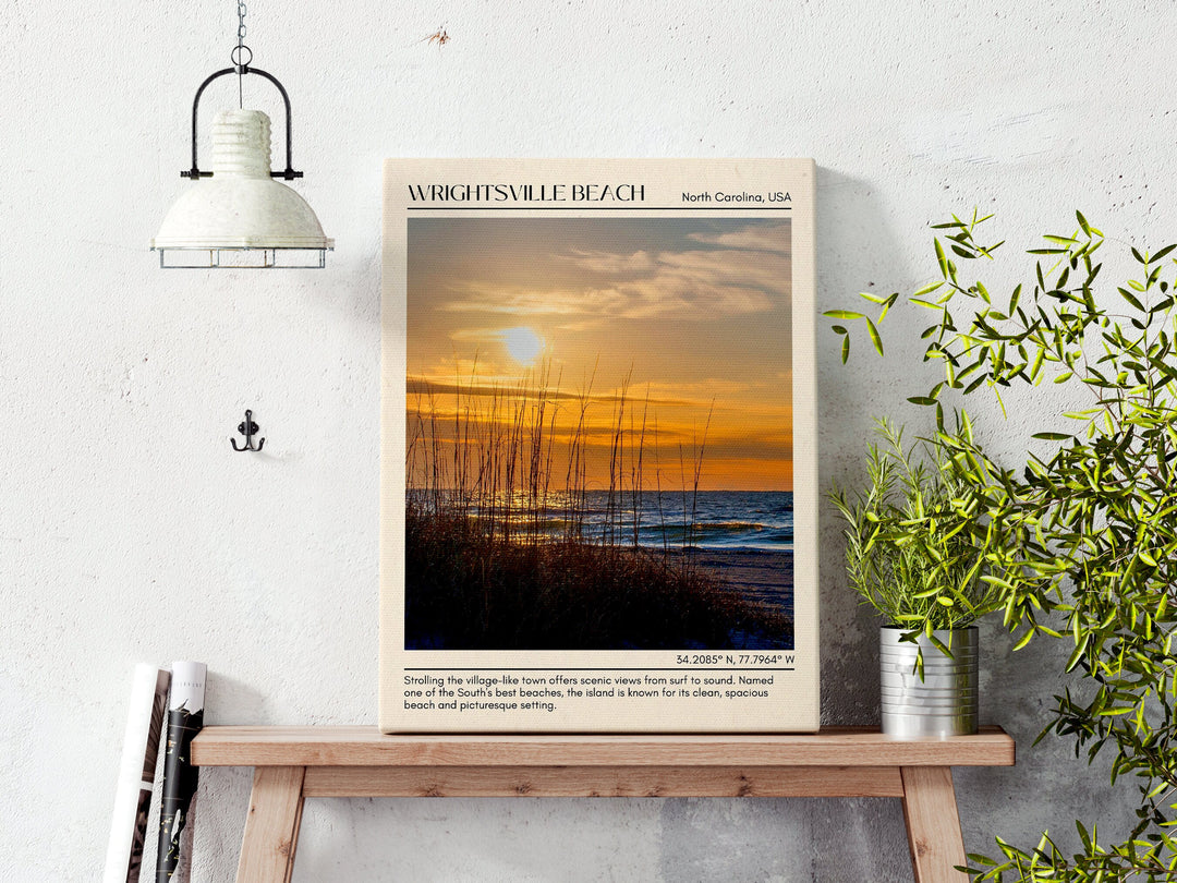 Wrightsville Beach Wall Canvas, USA