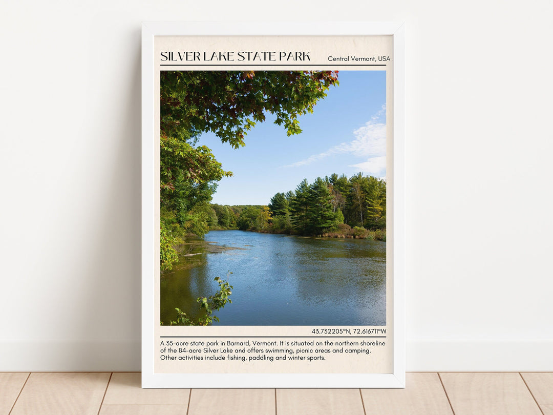 Silver Lake State Park Wall Canvas, USA