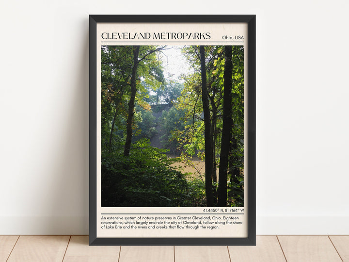 Cleveland Metroparks Wall Canvas, USA