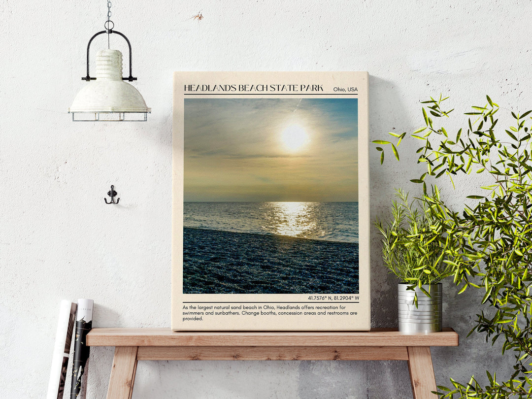 Headlands Beach State Park Wall Canvas, USA