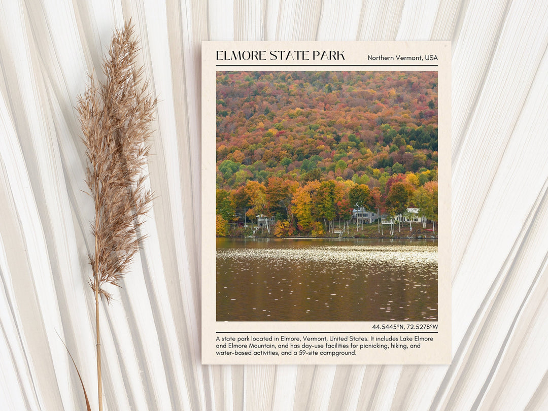 Elmore State Park Wall Canvas, Northern Vermont USA