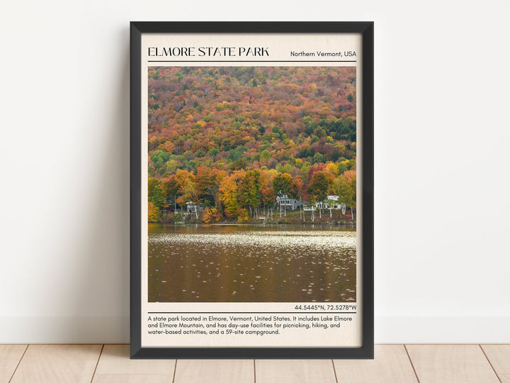 Elmore State Park Wall Canvas, Northern Vermont USA