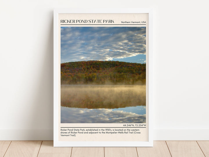 Ricker Pond State Park Wall Canvas, USA