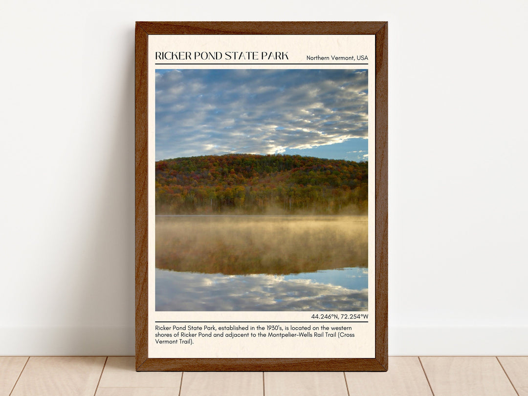 Ricker Pond State Park Wall Canvas, USA