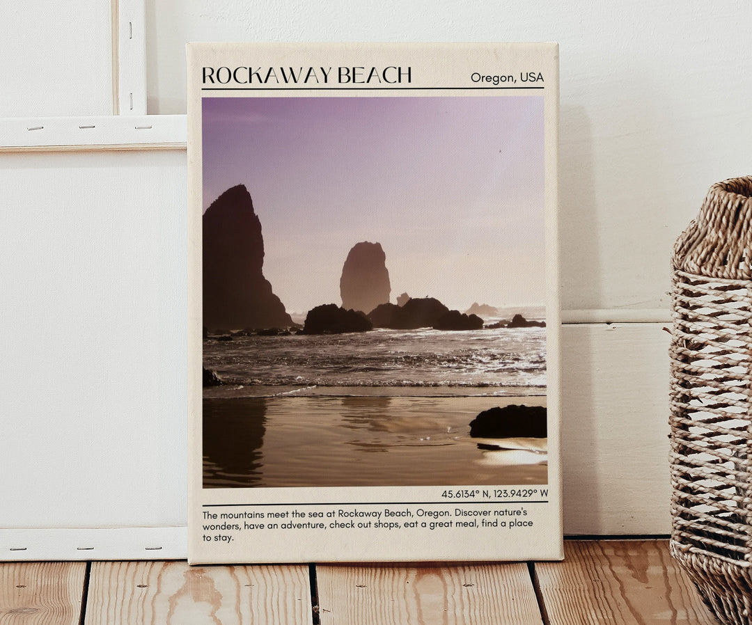 Rockaway Beach Wall Canvas, USA