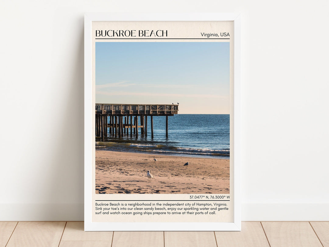 Buckroe Beach Wall Canvas, USA