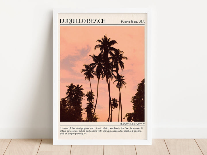 Luquillo Beach Wall Canvas, USA