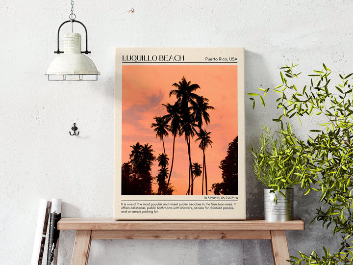 Luquillo Beach Wall Canvas, USA