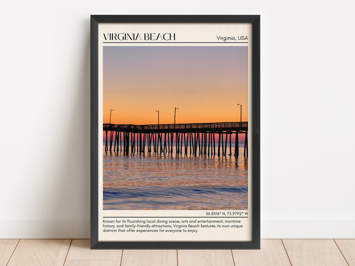 Virginia Beach Wall Canvas, USA