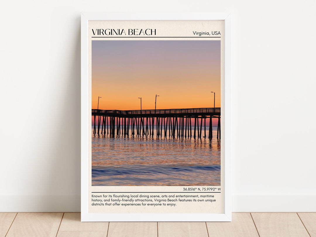 Virginia Beach Wall Canvas, USA