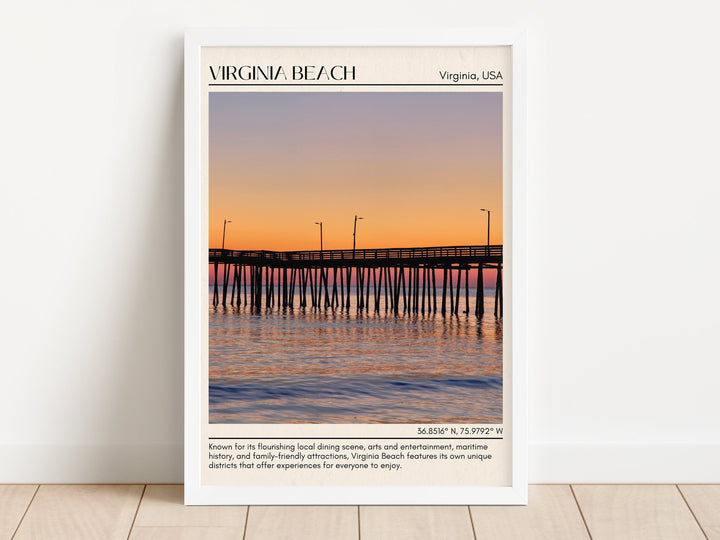 Virginia Beach Wall Canvas, USA