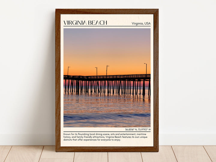 Virginia Beach Wall Canvas, USA