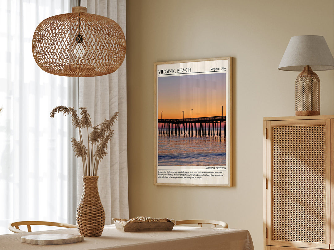 Virginia Beach Wall Canvas, USA